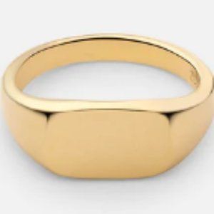 Miansai Mens Gold Vermeil Arden Ring